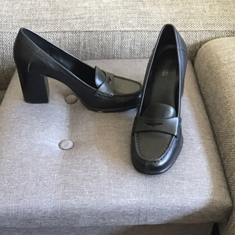 Michael Kors Elegant Black Block Heels